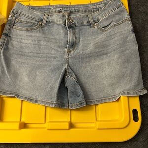 Natural Reflections Light Blue Jean Shorts